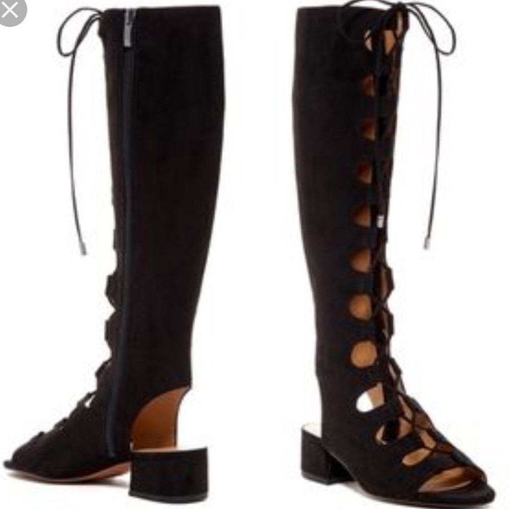 franco sarto Trystin Gladiator shoes lace 4